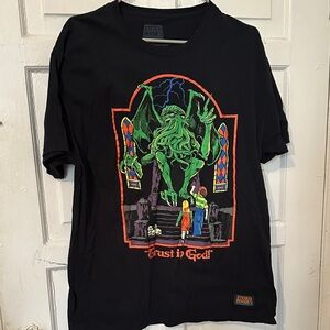 Steven Rhodes Black Graphic Tee